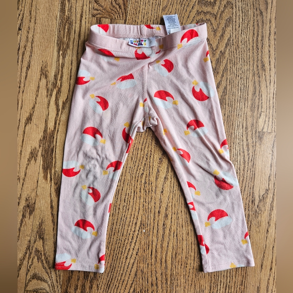 Festive Santa Print Leggings